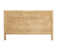Miliboo Tête de lit en Bois manguier Massif gravé L165 cm Vibes