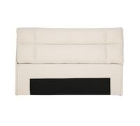 Miliboo - Tête de lit en tissu texturé beige L160 cm HONO