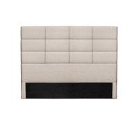 Miliboo - Tête de lit moderne en tissu beige naturel L160 cm ANATOLE
