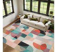 Milieu du Siècle Tapis Géométrique Moderne Salon 200x250cm