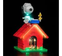 Mililier Kit d'éclairage LED compatible avec Lego 21368 Peanuts: Snoopy's Doghouse Set DIY Kit d'éclairage pour modèle 21368 blocs de construction (kits de construction non inclus)