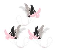 Milisten 12 Pièces Sculpture D'oiseau Décorative en Plastique, Ornement Colombe Réaliste pour Décoration Gâteau et Accessoires Oiseaux, pour Mariage et Fête Couleur Couleur Aléatoire