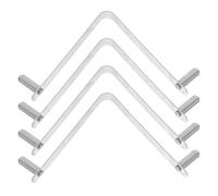 Milisten Accessoire Piscine en Acier Inoxydable Pince Papillon V pour Fête Estivale, Compatible Brosse Aspirateur Piscine et Filet à Feuilles, Gain de Temps Assuré
