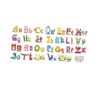 Milisten Autocollants Stickers Décoratifs Lettres Alphabet Créatifs et Sûrs en Pvc Faciles à Appliquer Chic et Éducatifs pour Décoration Murale et Fenêtres