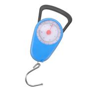 Milisten Balance à Ressort Portable 35kg avec Crochet, Affichage Clair Bleu | Métal et Abs, Usage à Main Suspendu, pour Pêche, Bagages et Aliments en Déplacement