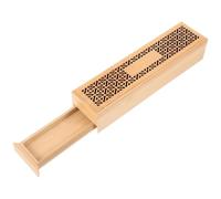 Milisten Boîte à Parfum en Bambou Ajouré Double Couche 30 Cm Porte-Parfum Compact en Bois Naturel pour Brûleur de Parfum D'extérieur et Bureau de Table Décoratif