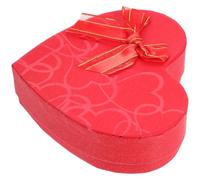 Milisten Boîte de Chocolat Vide de Cœur Rouge 10 Compartiments - Coffret Présent Saint-valentin pour Emballage de Bonbons, Biscuits et Douceurs - Boîte Papier Multifonction pour Fêtes