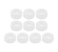 Milisten Bouchons en Silicone Sécurisés et Résistants à L'usure Lot de 10 pour Trous de Paille de Bocaux pour Couvercles de Boissons Maison