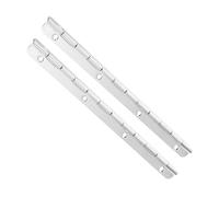 Milisten Charnières Fonctionnement Acier Inoxydable 2pcs de Piano en Longues et Bois Silencieux et Design Multifonctionnel pour Meubles Boîtes