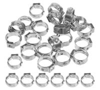 Milisten Clip de Serrage Unique 8.8-10.5mm 20 Pièces Anneaux de Serrage en Acier Inoxydable 304 Facile à Installer, Connexion Étanche, pour Plomberie et Tuyauterie