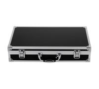 Milisten Coffret à Outils en Métal Noir, Grand Format, Facile à Porter | Alliage D'aluminium Abs, Fermeture de Sécurité, Coins Arrondis, Usage Extérieur et Hospitalier, Grosse Capacité