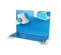 Milisten Dévidoir de Ruban Adhésif pour Emballage en Fer et Plastique, Design Créatif de Table Bleu Coupeur Dentelé au Bureau L'école