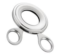 Milisten Écaleur D'œufs en Acier Inoxydable Ergonomique, Ouvre-coquille Rapide et Pratique Cuisine, Outil Simple pour Œufs Durs