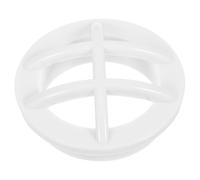 Milisten Grille de Bonde de Fond Piscine en Abs Blanc, Raccord D'entrée à Usage Quotidien, Facile à Nettoyer et Prévient Obstructions, Accessoire pour Piscine Murale