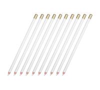 Milisten Lot de 10 Gommes Surligneur Blanches en Bois pour Dessin et Correction Précise, pour Étudiants et Projets Artistiques en Extérieur