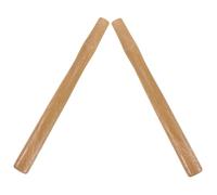 Milisten Lot de 2 Manches en Bois pour Marteau à Griffes 37cm Prise Sécurisée et Finition Pratique, pour Jardinage et Aventures en Plein Air