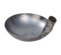 Milisten Louche en Métal Épaisse Grande Taille Multi-usage Manche Ergonomique pour Maison et Zones Champêtres Accessoire de Cuisine Robuste et Réutilisable