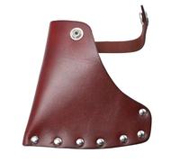 Milisten Manchon de Protection Boucle Métallique Marron en Cuir de Vache Accessoire Pratique pour Protection et Décoration pour Lame de Hache en Camping
