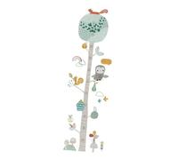 Milisten Sticker Mural Tableau De Croissance Animaux Et Arbre Forêt Pour Garçon Et Filles Décoration Chambre Garçon Et Filles Autocollant Pvc Solide Toise Murale Créative Pour Chambre Ensemble Unique