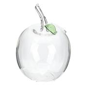 Milisten Tirelire en Verre Transparente Pomme pour Fille, Décoration Créative sans Socle, Pot à Argenté Décoratif, Cadeau Garçon et Filles pour Noël et Chambre, Objet D’épargne Original