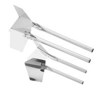 Milisten Truelle D'angle en Acier Inoxydable 4 Pièces, Résistante la Rouille et Portable, Outil pour Enduire les Angles en Rénovation et Chantier de Construction
