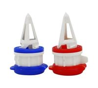 Milk Diverter Spout | 2 Pack Reusable pour Caps with Cover for Juice, Cream, Drink Containers, Picnic, Camping, Travel | Drip Free Lid Fits Paper Cartons, Gallon Jugs, Beverage Bottles, Ideal