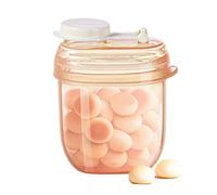 Milk Powder Dispenser, Airtight Leakproof Box, 3.15x2.64x1.85Inches Food Storage Container, Sealed Portable Formula Dispenser Design, for Home Kitchen Travel Feeding Refrigerator Care