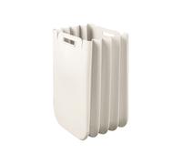 Poubelles pour le tri des déchets lait en plastique blanc