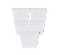 Milky lot de 5 moules pyramide - Pour fromage env. 400 g - Moule alimentaire sans BPA pour maturation uniforme - Réutilisable