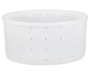 Milky Moule à fromage circulaire avec fond, 3 pièces rond, conique, quantité de remplissage environ 2,5 kg