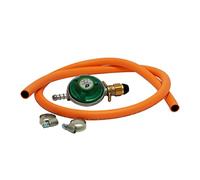 Millarco cozze 90349 - Kit de démarrage - Four à pizza à gaz - 13" - Avec thermomètre et réducteur de pression - Pierre à pizza mobile - Réglable jusqu'à 400 °C - 34 x 34 cm - Portable - Pour terrasse