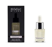 Millefiori Milano Fleur de Magnolia & Bois Parfum d'Intérieur Soluble dans l'eau Natural, Verre, Rose, 5,5 x 11,8 x 5,3 cm