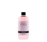 MILLEFIORI Milano Fleur de Magnolia & Bois Recharge de Diffuseur, Verre, Rose, 8,1 x 6,5 x 17,7 cm