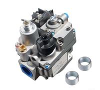Millivolt Valve de gaz 700-506 de rechange pour Robertshaw série 700 | 200 000 BTU/h à ouverture rapide pour friteuse à gaz naturel chaudière appareils chauffants, raccord NPT 3/4" argent