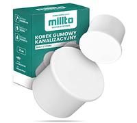 Millto Bouchon de manchon HT - Diamètre DN 32 mm - Blanc - Capuchon pour eaux usées - En plastique PVC PP