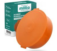 Millto™ Bouchon tubulaire HT KG Ø DN 315 mm Orange | Bouchon d'évacuation en plastique Tuyau de raccordement en PVC PP Couvercle
