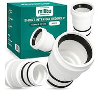 Millto™ Réducteur Interne 50 x 50 m - Court - Manchon de Réduction - Adaptateur d'Égout et d'Eau - Systèmes d'Égout - Raccord en Polypropylène