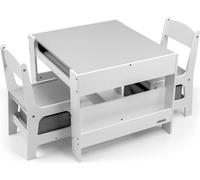Milly Mally Ensemble de meubles - Table et deux chaises Sven White