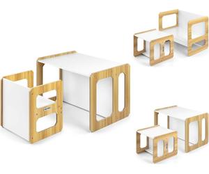 Milly Mally Stella 3in1 table et chaises Naturel