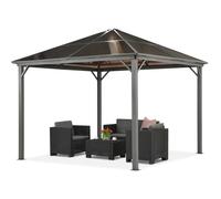 Milos 3x3 Garden Point gazebo gris