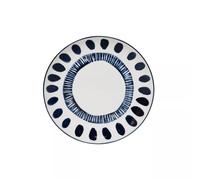 MILOS Assiette Dessert en porcelaine blanche D20.5 TABLE PASSION