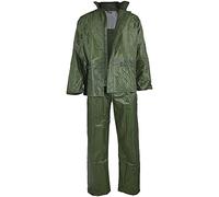 Miltec Tenue de pluie composée d'une veste et d'un pantalon, Olive, XXL