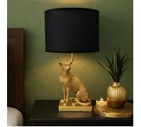 Milton & Oldbrook Lampe de Table Leopard Or