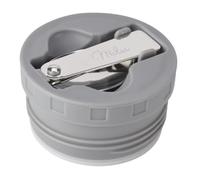 Milu Couvercle de rechange pour récipient thermique 450 ml 650 ml 800 ml - Pièce de rechange - Couleur gris couvercle intérieur avec joint et cuillère - Sans BPA
