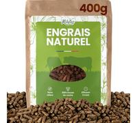 Milytec Engrais Plantes Vertes Naturel Bio, NPK, Fertilisant Universel 400g, Fabrication Française. Naturel Et sans Odeur. 100% Organique. Utilisation en Intérieur Et Au Jardin. Idéal Géranium.
