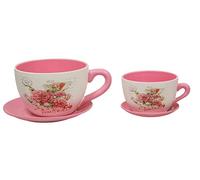 Mimbre Natural Deux Set De Deux Tasse Masculin Dahlia S/2 (33×25.5×16)