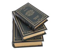 Mimdixy Boîtes à livres décoratives, paquet de 3 boîtes de rangement décoratives en forme de livre vintage pour bibelots creux, organisateur caché (Vert foncé)