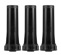 Mimdixy Tête d'arrosage G1/2, buse de pulvérisation d'eau télescopique enterrée en Plastique 3 pièces | Pulvérisateur d'irrigation de jardin de pelouse, buses de remplacement réglables 0 à 360 degrés pour système 5,9x2,2 pouces