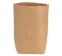 MIMEITOPA Panier de Rangement Pliable, pour la Maison, la Cuisine, Le Bureau, la crèche, la buanderie, Lavable, réutilisable, Organiseur en Papier Marron Durable (Très Grand 32,7 X 24,4 X 31,5