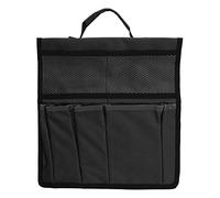 MIMEITOPA Sac à outils de jardin en tissu Oxford 600D, pliable et portable, avec plusieurs poches, idéal pour le jardin extérieur., Noir, Casual
